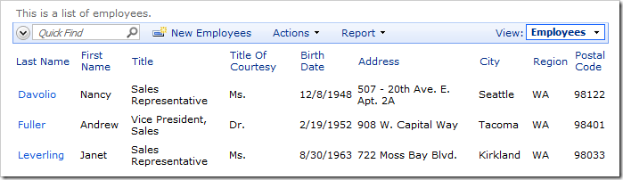 When logged in as user, the Hire Date column is not visible in the grid.