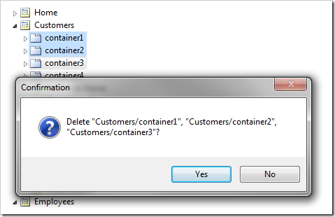 Multiple containers deleted.