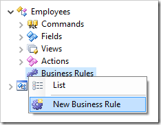 Adding a business rule to Employees controller.