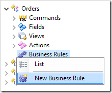 Adding a new business rule to Orders controller.