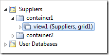 Data view selected in Project Explorer