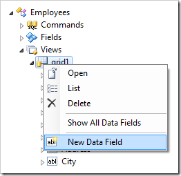 New Data Field for Employees controller
