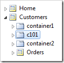 Container 'c101' dropped before container2.