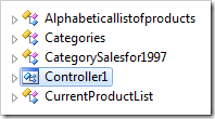 New controller created without a command display this icon.