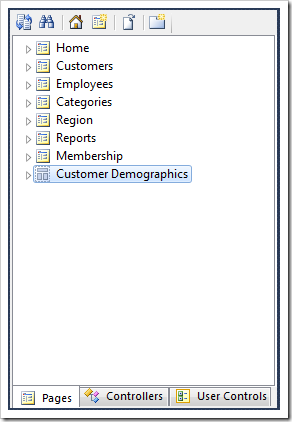 'Customer Demographics' page is now excluded from the menu.