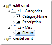 Picture data field has been moved into category c2.