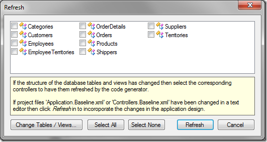 load project into code on time