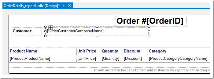 Adding a pair of text boxes to display a field.