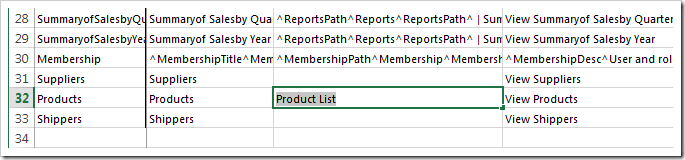 Entering a value in Path property.