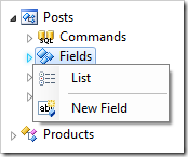 Creating a new field in the Posts controller.