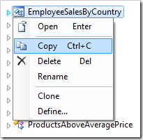 Copying the EmployeeSalesByCountry controller.