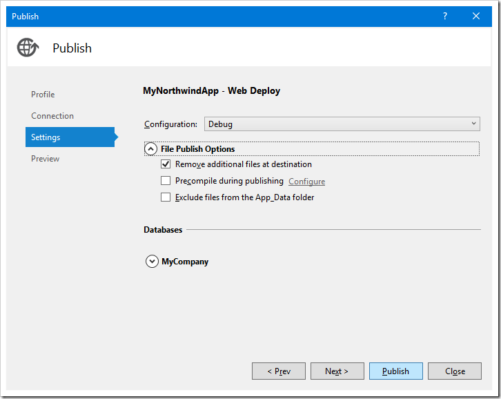 Enabling removal of additional files at the destination.