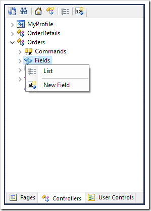 Adding a new field to Orders controller.