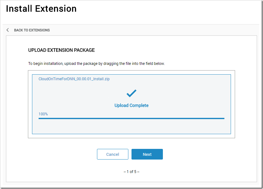 Code On Time: DotNetNuke / Module / Configuration