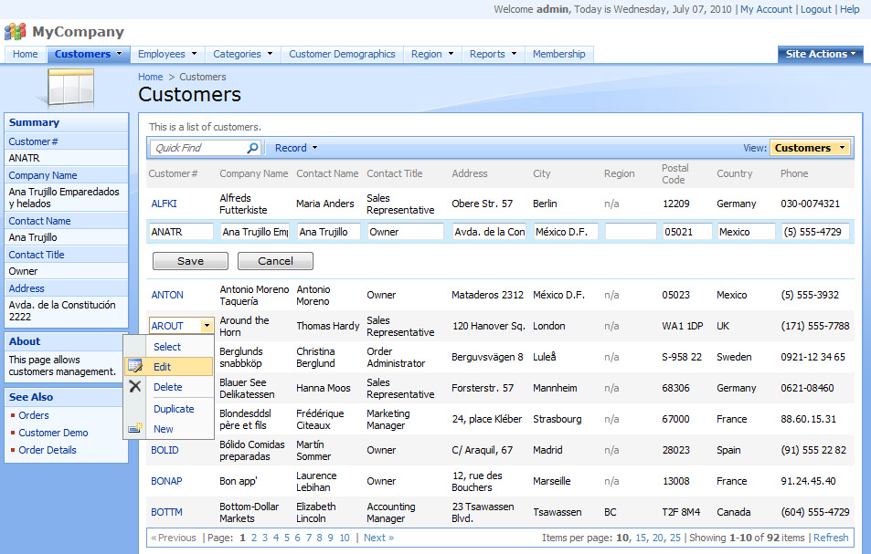 Data Aquarium Sample Themes Forms, Reports, Apps. Build and deploy