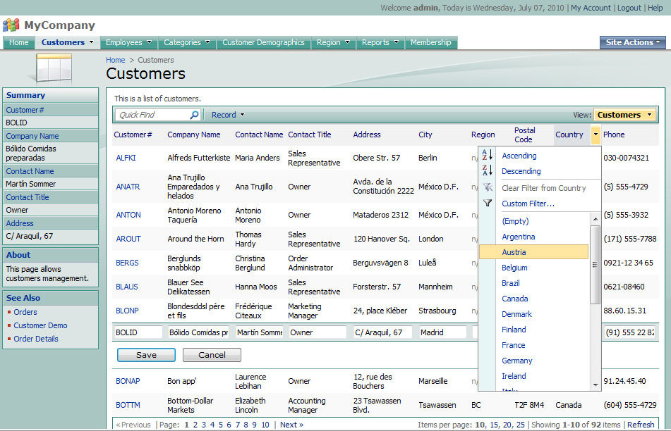 Data Aquarium Sample Themes Forms, Reports, Apps. Build and deploy
