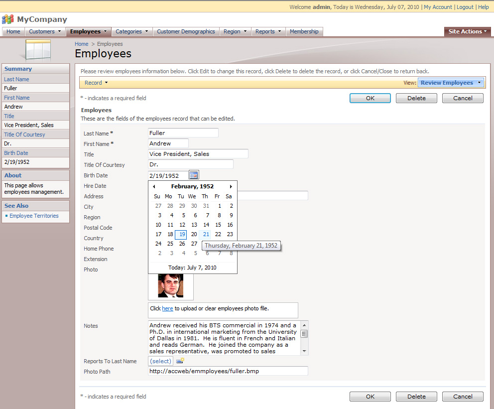 Data Aquarium Sample Themes Forms, Reports, Apps. Build and deploy