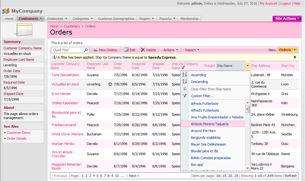 Data Aquarium Sample Themes Forms, Reports, Apps. Build and deploy
