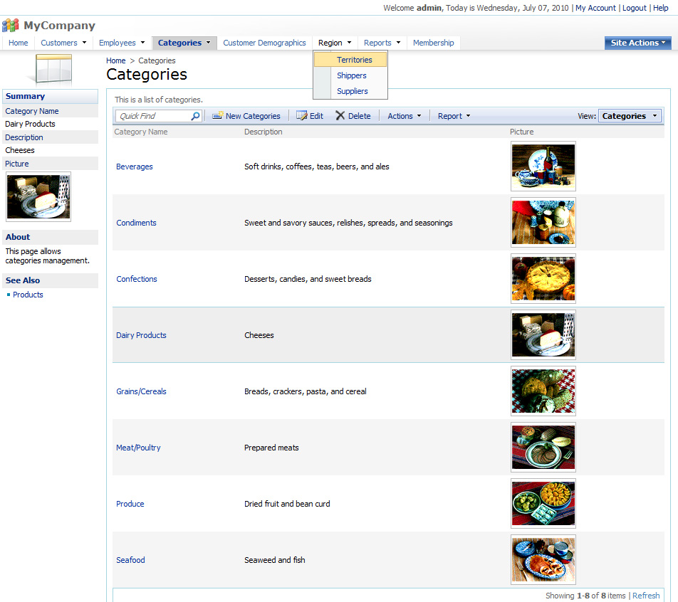 Data Aquarium Sample Themes Forms, Reports, Apps. Build and deploy
